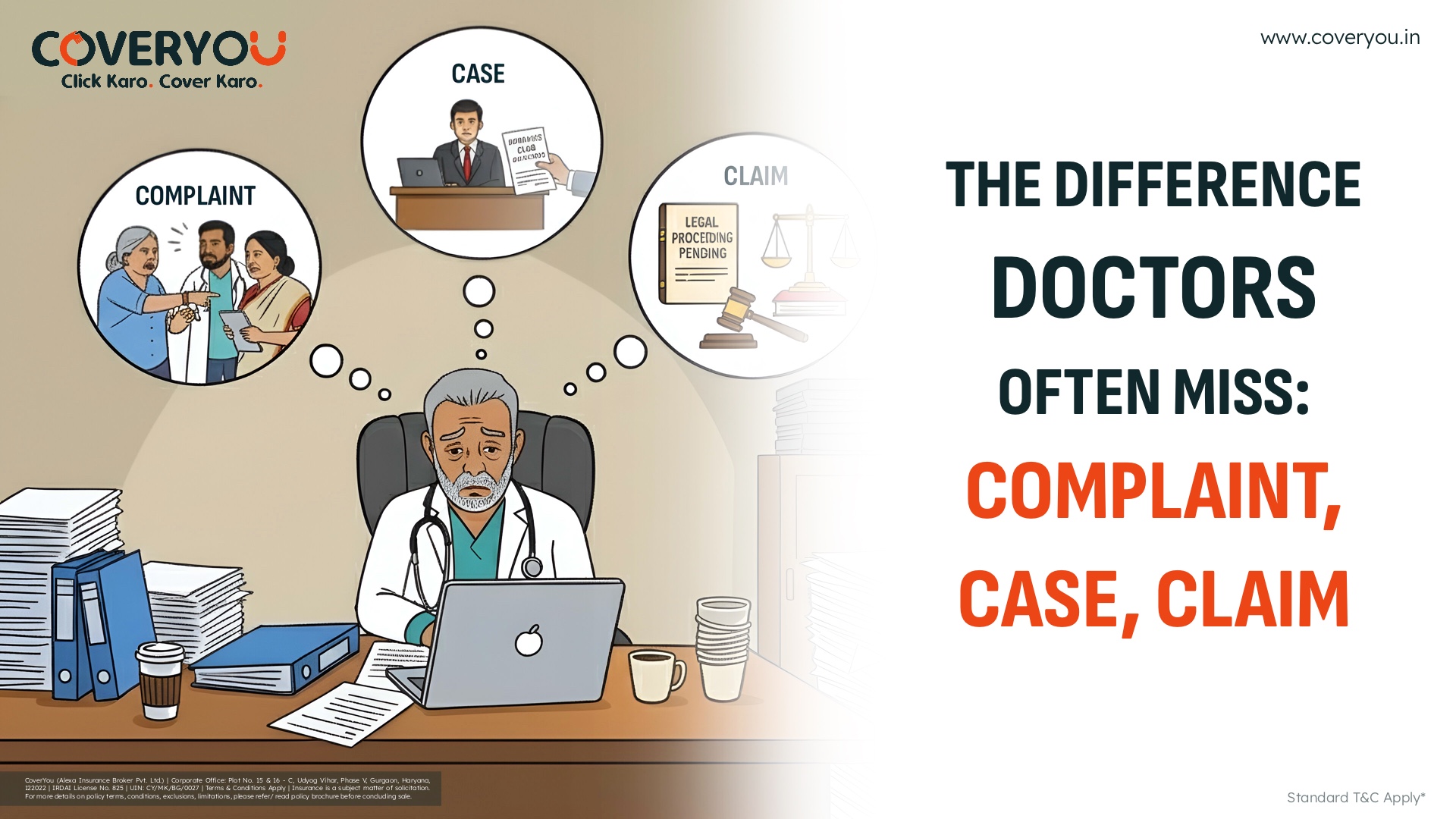 Complaint, Case, Claim — The Difference Doctors Often Miss