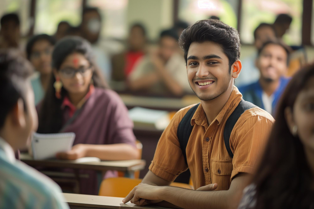 MBBS student using active recall technique while studying medicine