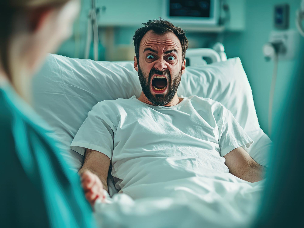 how to handle aggressive patients legally and safely