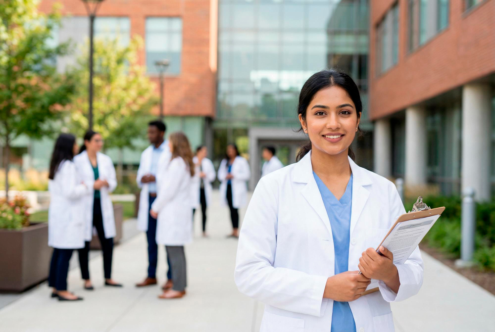 how to work abroad after a career gap as an Indian doctor