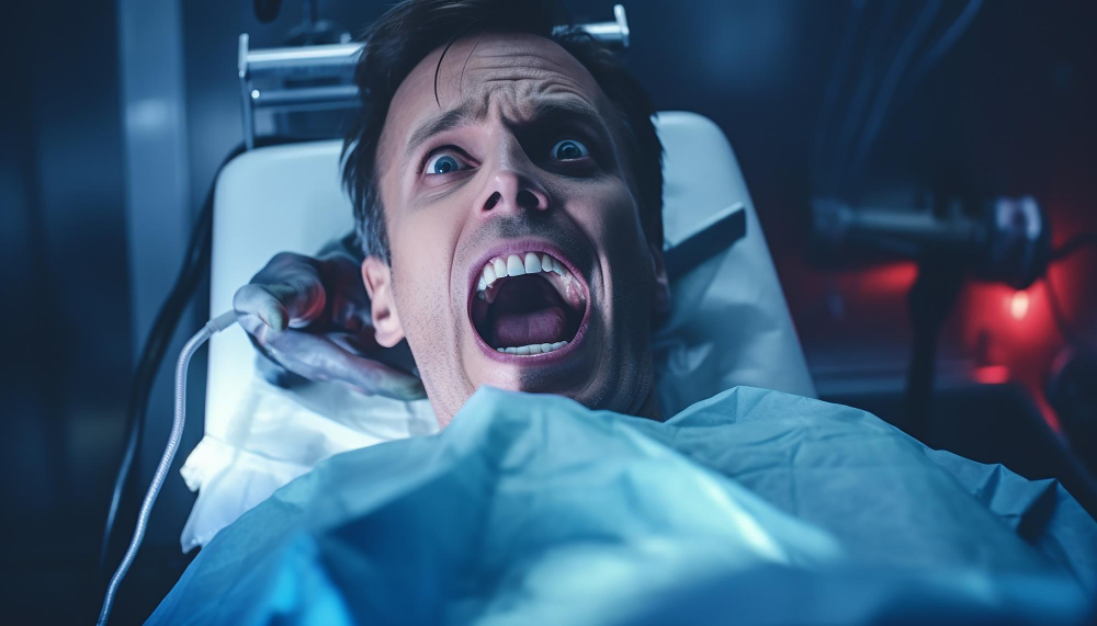 handle an aggressive patient or attendant